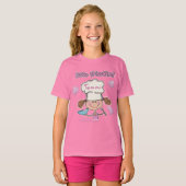 T-shirt Personnalisation de Little Miss Chef (Devant entier)