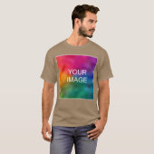 T-shirt Personnalisation Elegant Pebble Ajouter Logo Image (Devant entier)