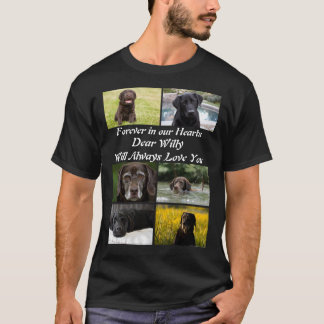 T-shirt Personnalisation moderne Pet Memorial 6 Photo Coll