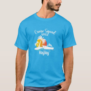 T-shirt personnalisé 2023 de l'équipe de croisière