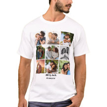 Personnalisé 9 Photo Collage Modèle pour couples