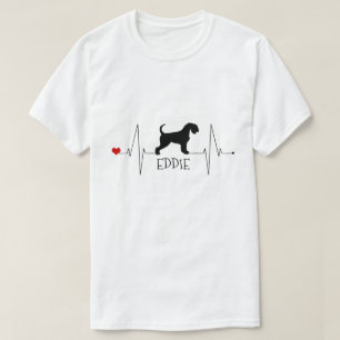 T-shirt Personnalisé Airedale Aimer Mon Coeur Chien Beat