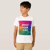 T-shirt Personnalisé Ajouter l'image de vos enfants Modèle (Devant entier)