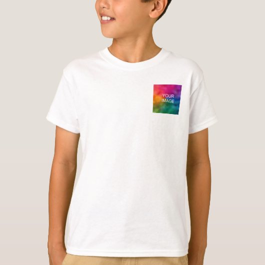 T-shirt Personnalisé Ajouter Texte Photo Deux faces Enfant (Devant)