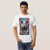 T-shirt Personnalisé, Ajouter une photo et du texte (Devant entier)