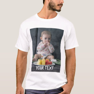 T-shirt Personnalisé. Ajouter une photo et un texte. T-sh