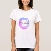 T-shirt personnalisé ajouter votre nom parties scintillant (Devant)