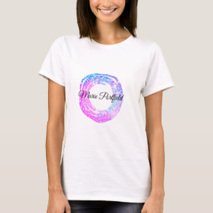 T-shirt personnalisé ajouter votre nom parties scintillant
