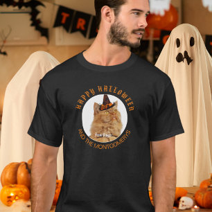 T-shirt Personnalisé Amoureux des chats Photo Animal Orang