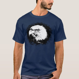T-shirt Personnalisé Animal Elegant Eagle Head Modèle homm