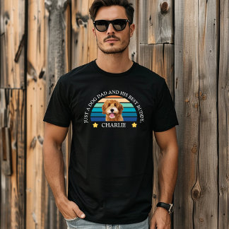 T-shirt Personnalisé Animal Photo Chien Papa