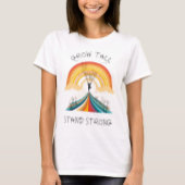 T-shirt Personnalisé, Arc-en-ciel, Yoga, Pose d'arbre, Pos