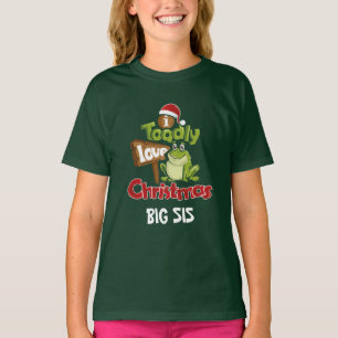 T-shirt Personnalisé Aujourd'Hui Amour de Noël Famille cor