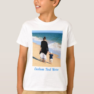 T-shirt personnalisé avec photo de bébé mignon et