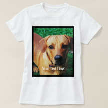 T-shirt personnalisé avec photo et texte