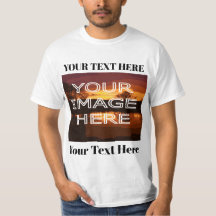 T-Shirt Personnalisé Avec Photo Et Texte