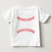 T-shirt personnalisé Baby Baseball (Dos)