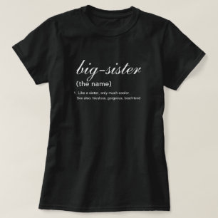 T-shirt personnalisé Big soeur