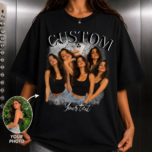 T-shirt personnalisé bootleg 90s Rétro Petite amie