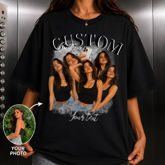 T-shirt personnalisé bootleg 90s Rétro Petite amie