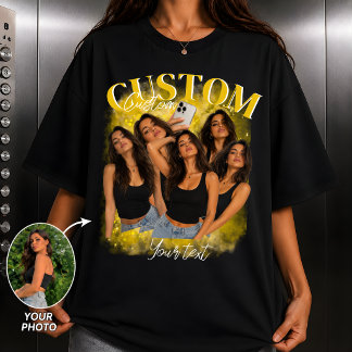 T-shirt personnalisé bootleg 90s Rétro Petite amie
