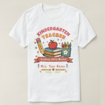 T-shirt personnalisé cadeau de professeur rétro mi