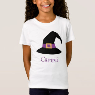 T-shirt personnalisé Casquette de sorcière Hallowe