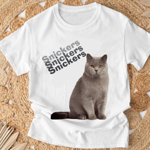 T-Shirt personnalisé Chat British Shorthair "Snick