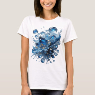 T-shirt personnalisé Chic Silver ÉLÉMENT D'EAU
