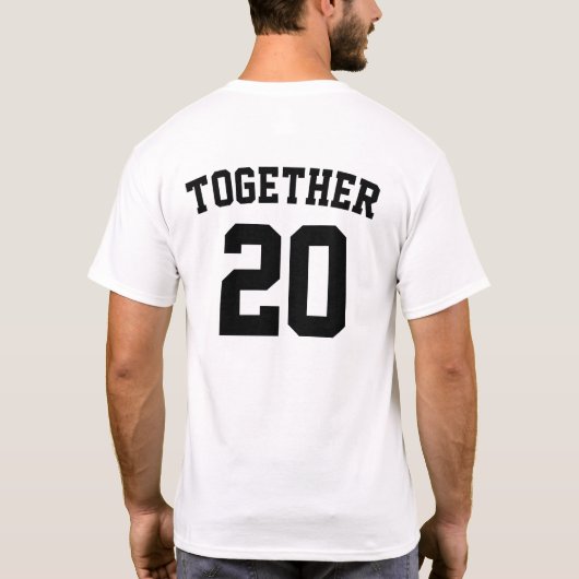 T-shirt Personnalisé Correspondant Ensemble Depuis Les Cou (Dos)