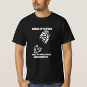 T-shirt Personnalisé Croyez en vous-même à moins, Drôle Bi (Devant)