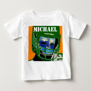 T-shirt personnalisé de cadeau de bébé de sports