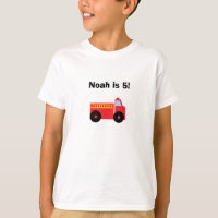 T-shirt personnalisé de "Firetruck"