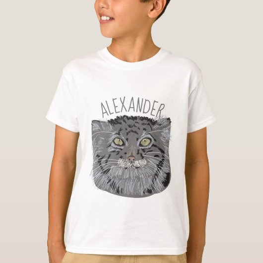 T-shirt personnalisé de graphique de chat de (Devant)