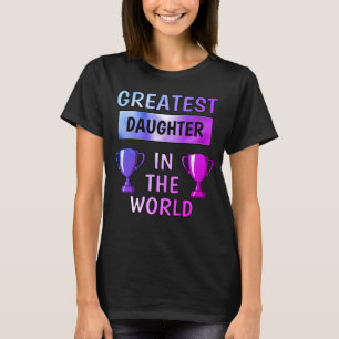 T-shirt personnalisé de la plus grande fille