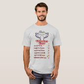 T-shirt personnalisé de l'équipage bénévole (Devant entier)