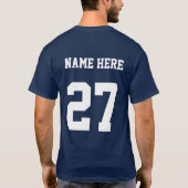 T-shirt personnalisé de panthère de marine (Dos)