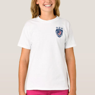 T-shirt personnalisé de sonnerie de filles du