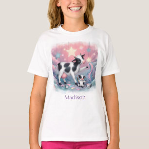 T-Shirt Personnalisé de Vachette Mignonne