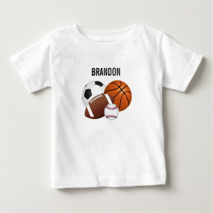 T-Shirt Personnalisé Des Balles De Sport