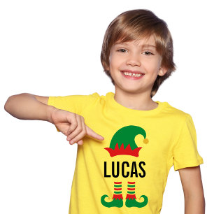 T-shirt Personnalisé drôle elfe de Noël