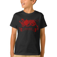 T-shirt personnalisé du dragon de l'enfant