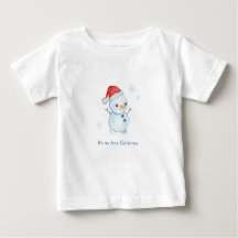 T-shirt personnalisé "First Christmas"