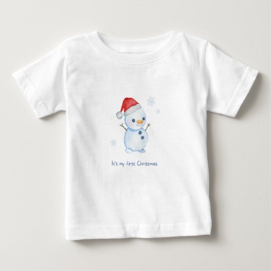 T-shirt personnalisé "First Christmas" (Devant)