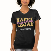 PERSONNALISÉ HAPPER TEACHER SQUAD