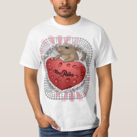 T-shirt personnalisé Heart Mouse (Devant)