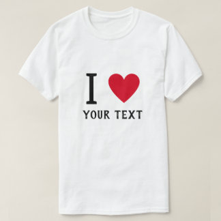 T-shirt Personnalisé 'I Heart'