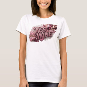 T-shirt personnalisé Iconique Rouge OUI VIN
