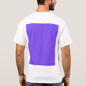 T-shirt personnalisé invité violet d'honneur (Dos)