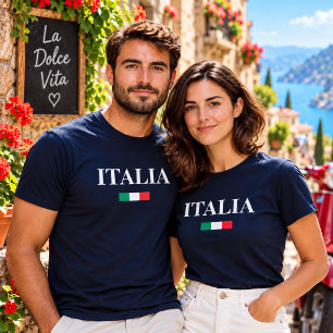 T-shirt personnalisé Italie - Italie, Sicile, Ombr